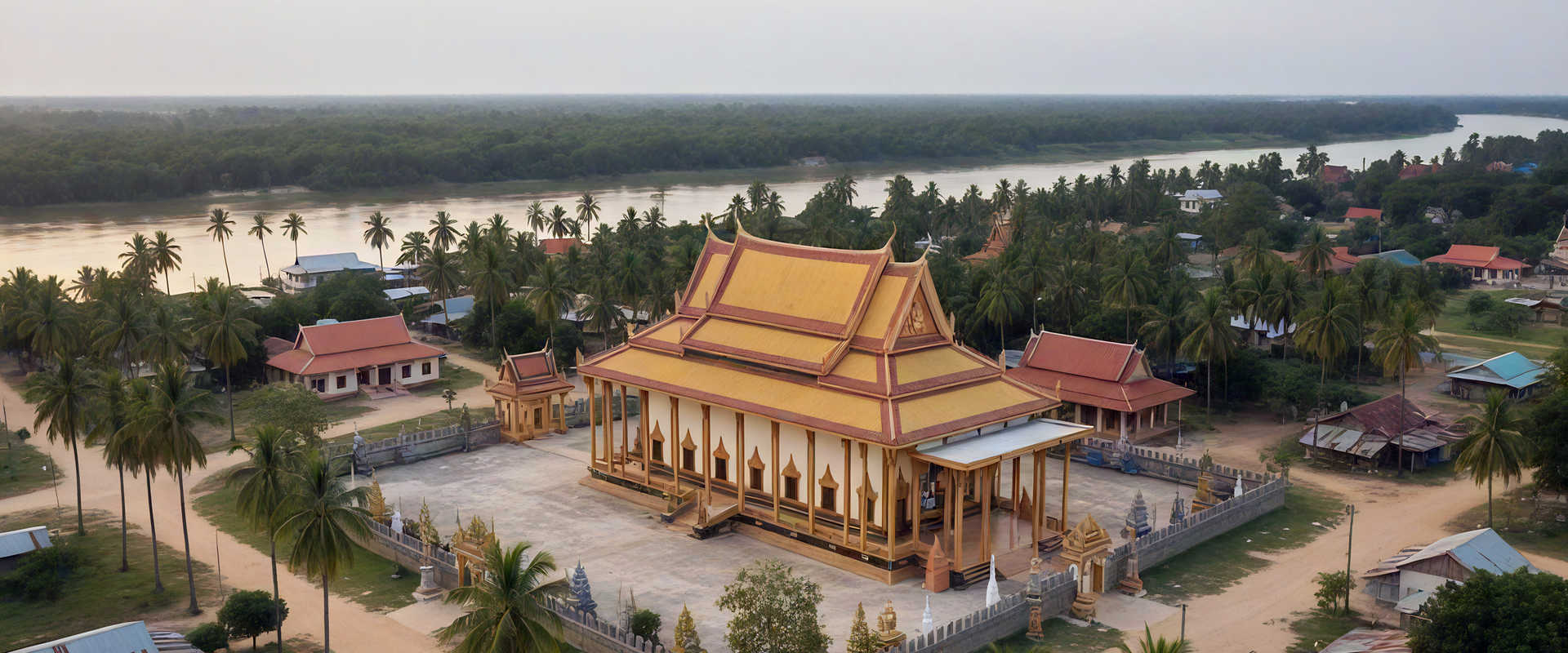 コーチェンを通るリバークルーズ