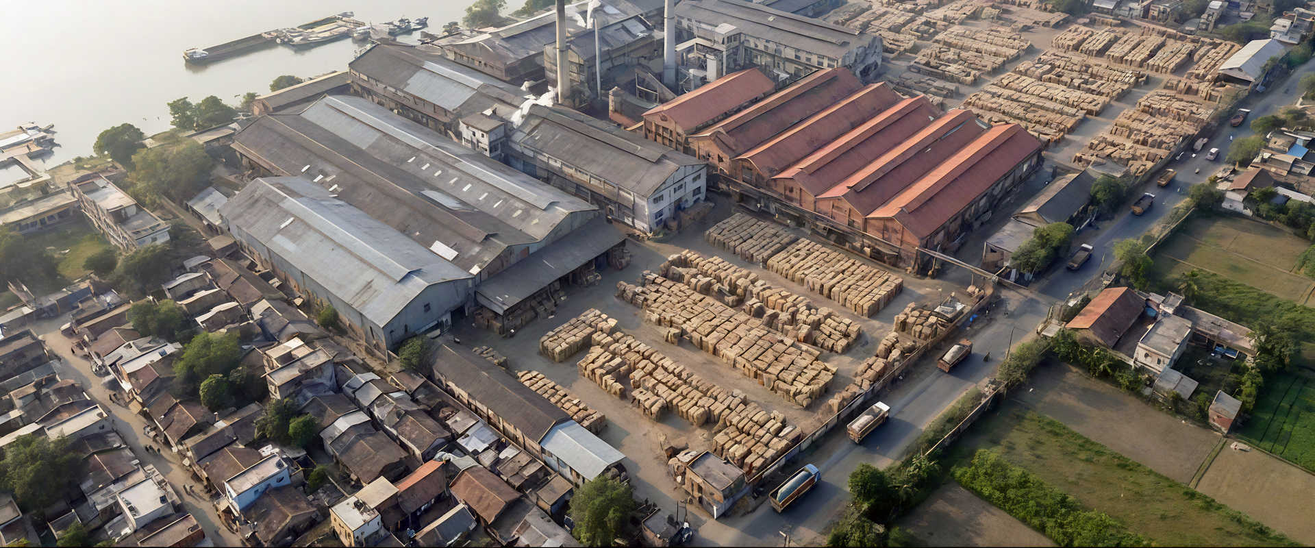 黄麻磨坊的内河游船