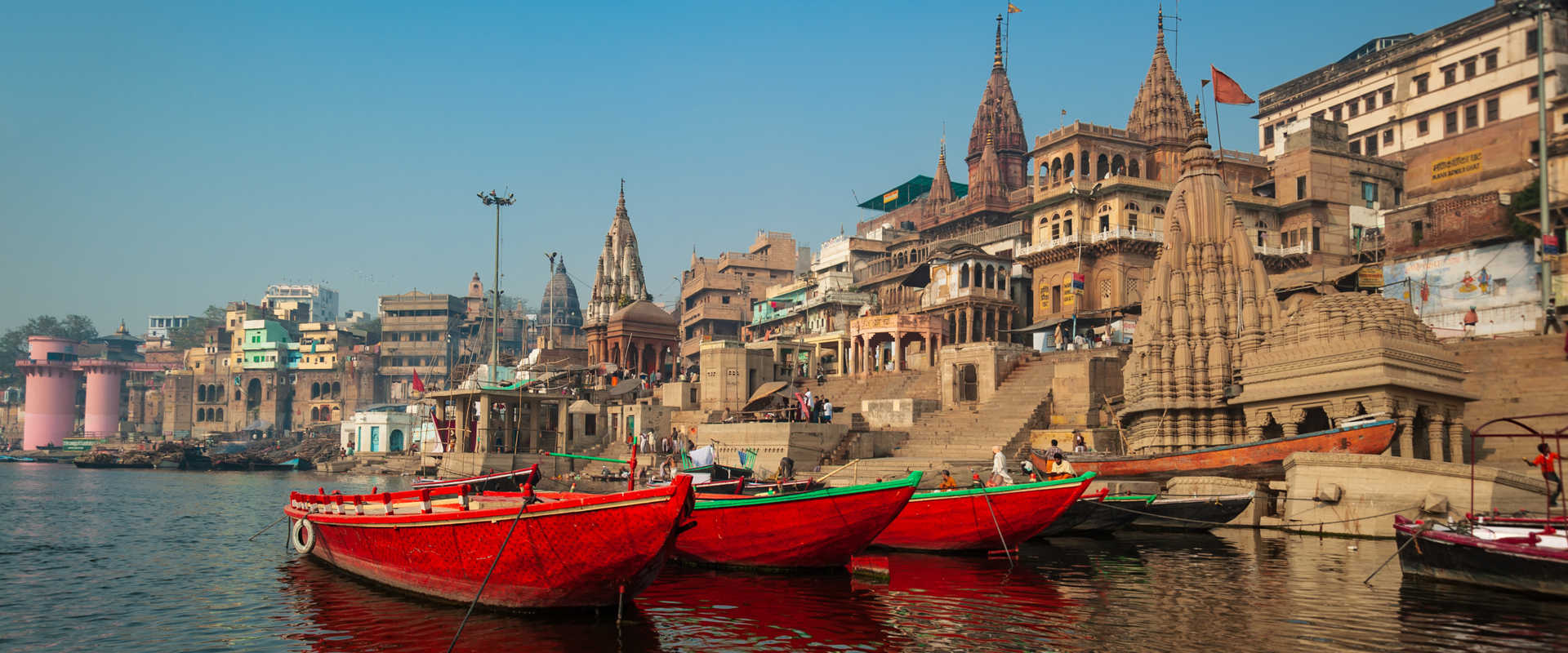 バラナシのリバークルーズ