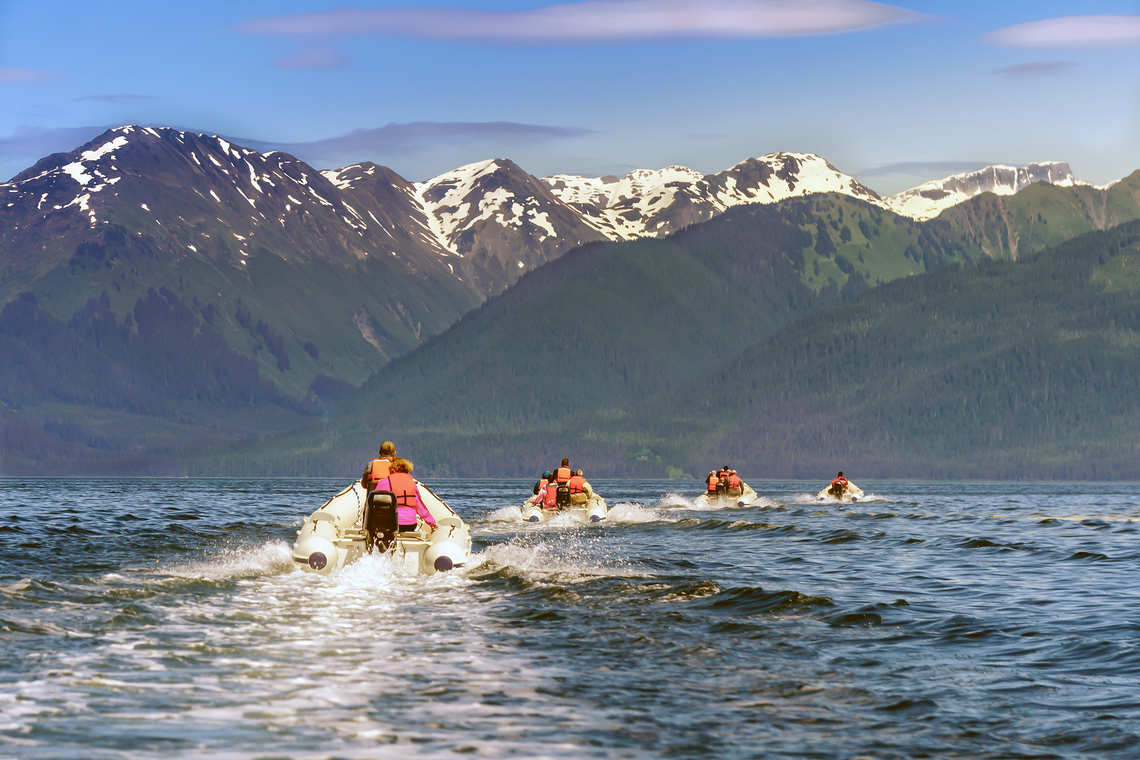 Explorers heading out to find whales