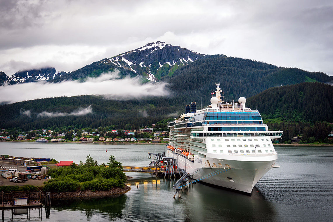 Cruise ship in Alaska