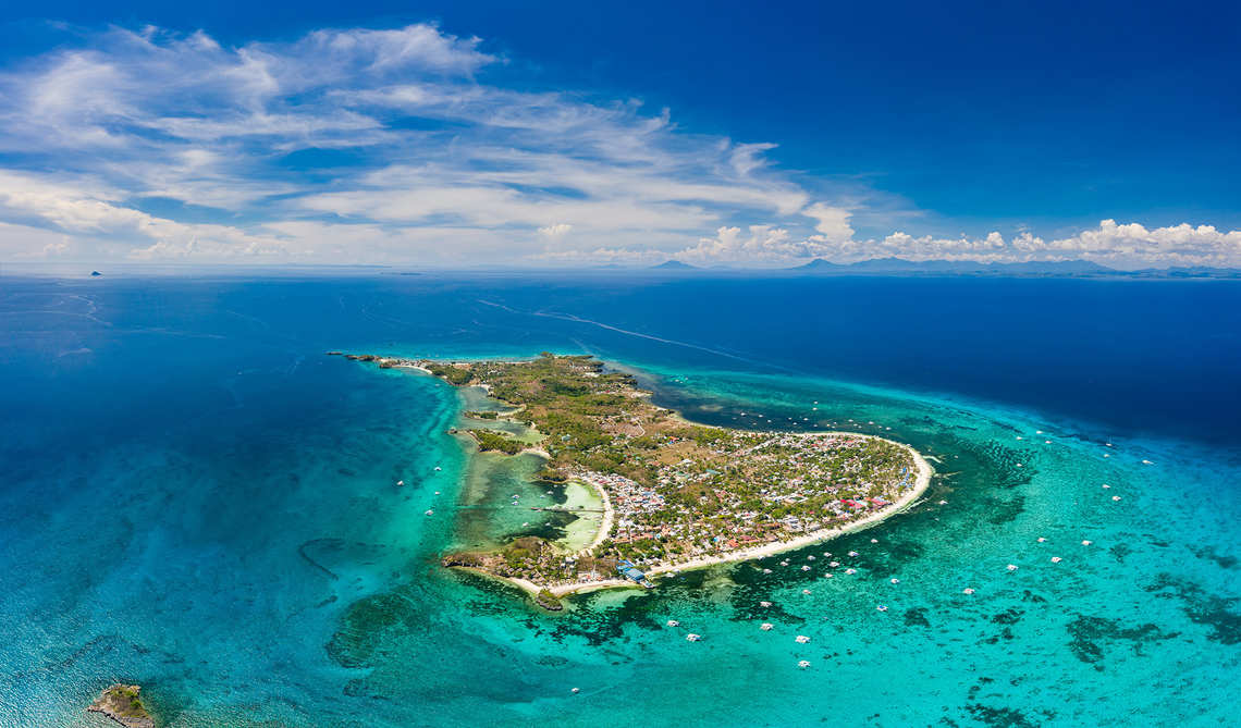 Malapascua Island and surrounding reef