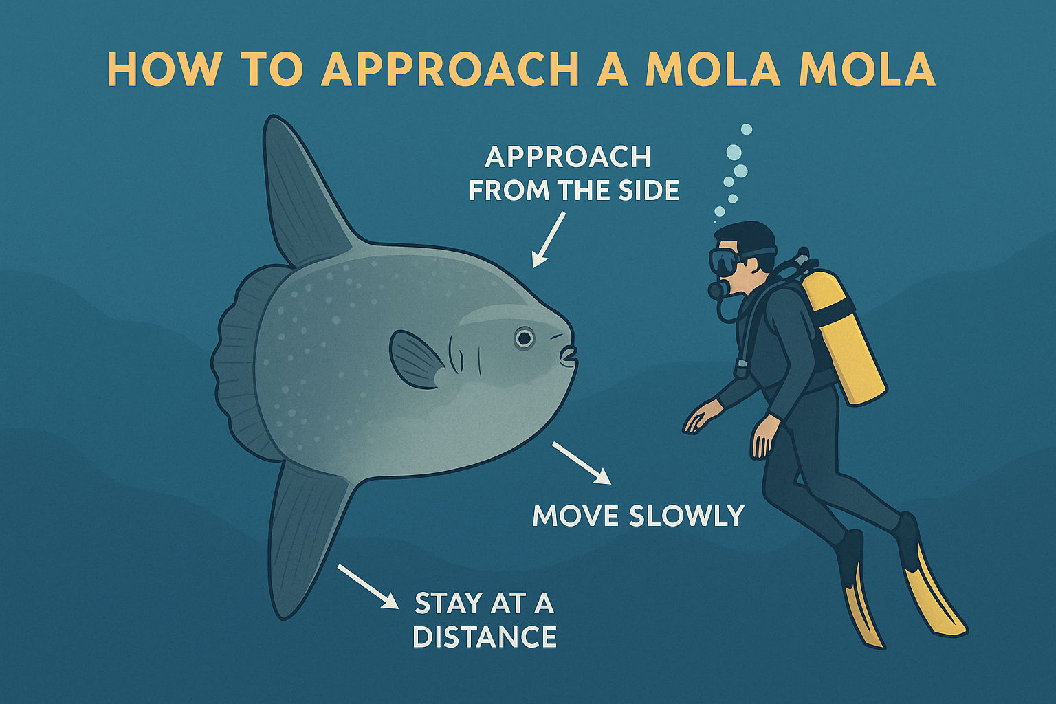 How to Approach Mola Mola