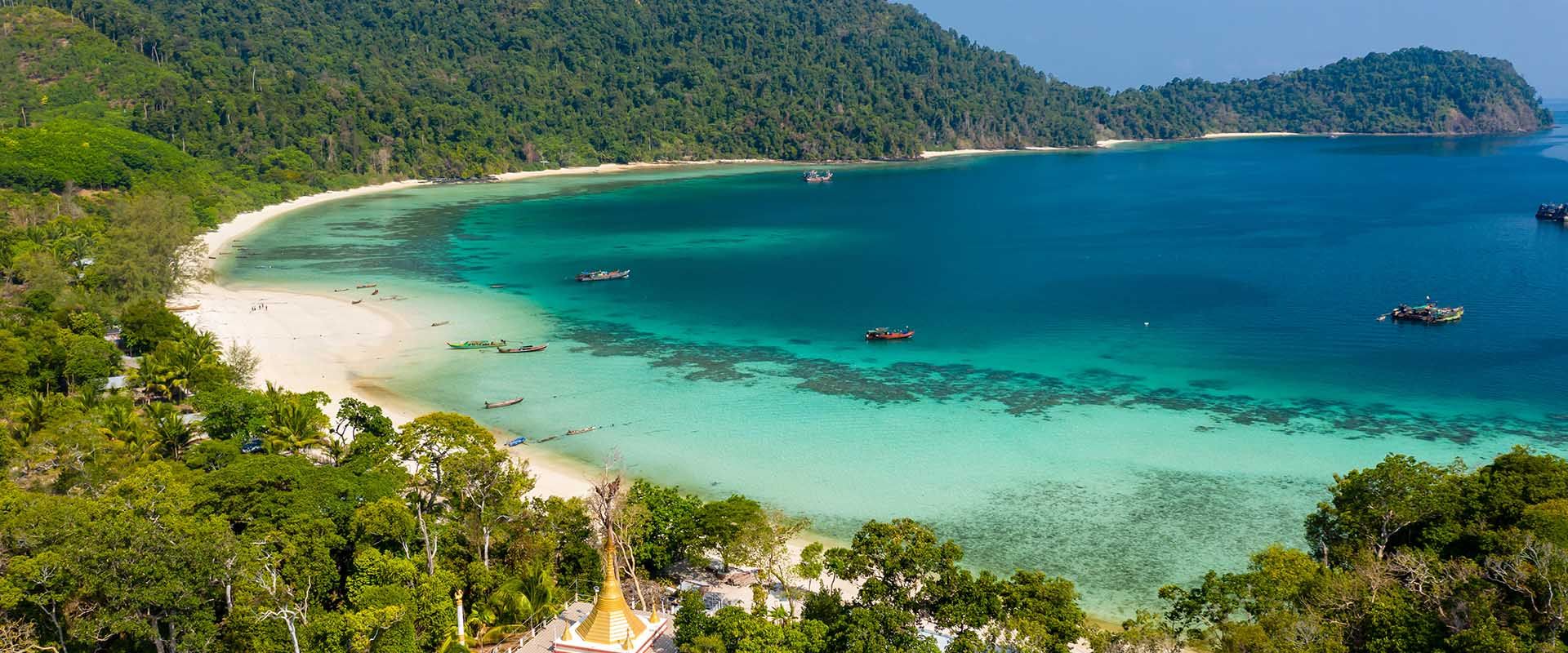 Grote Swinton Island Cruises met kleine schepen