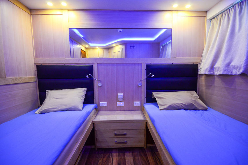 Cabina letto doppio - Blue Seas