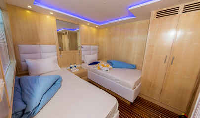 Twin Sea View Upper Deck