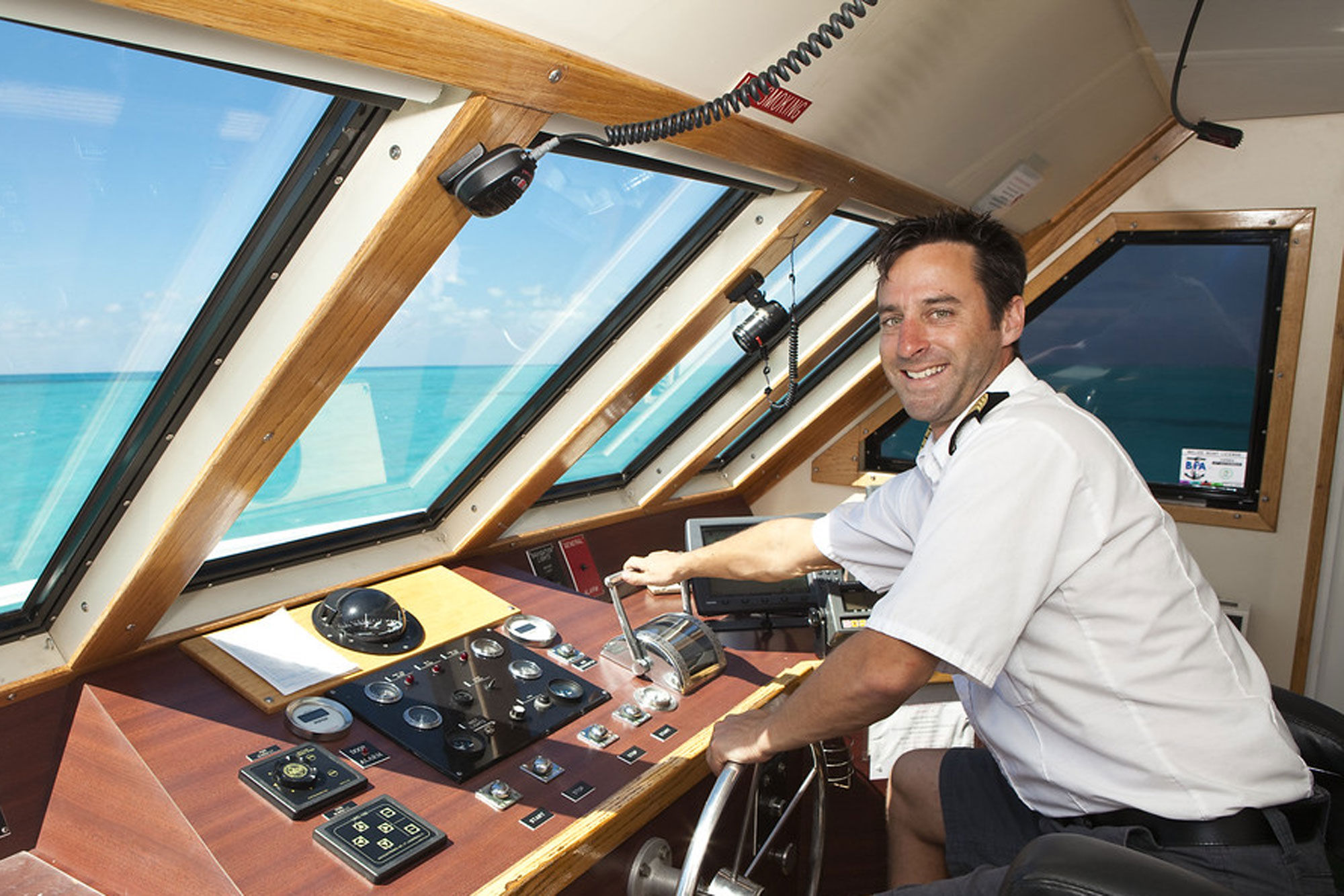 Captains Helm - Belize Aggressor III