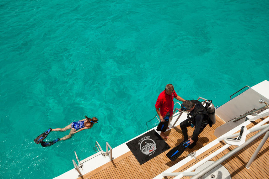 Plataforma de Mergulho - Bahamas Aggressor