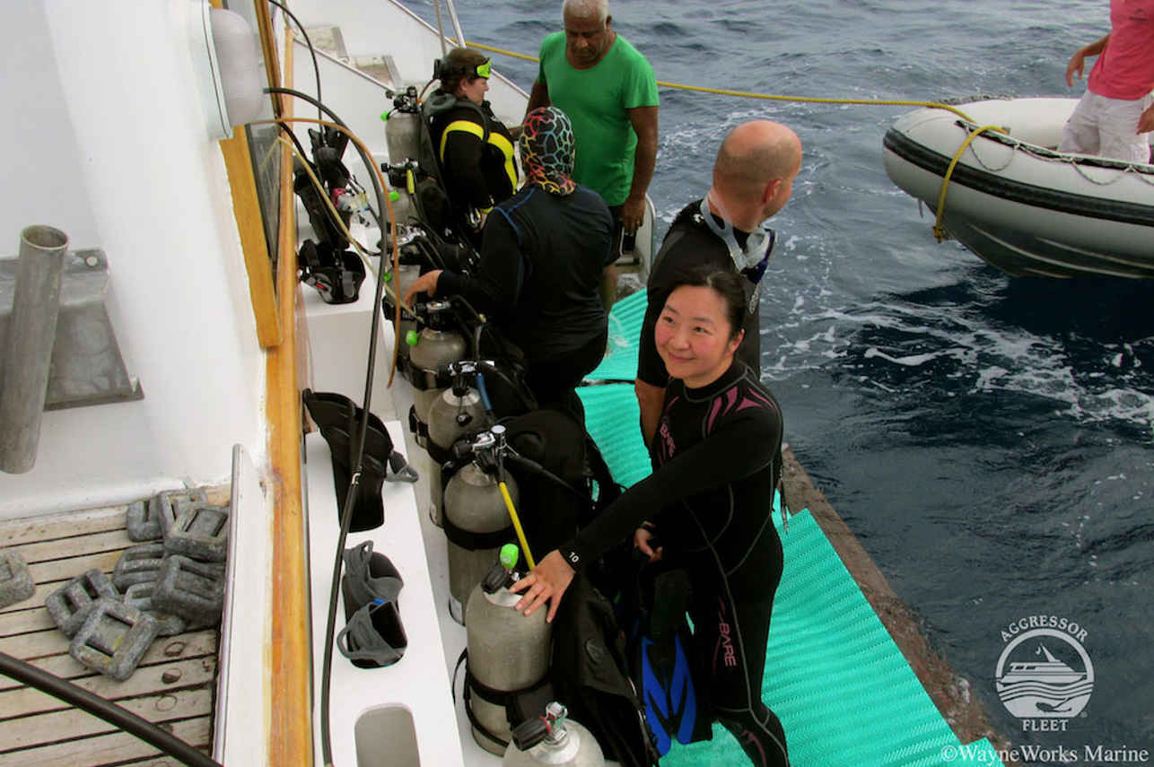 Cubierta de buceo - Fiji Aggressor