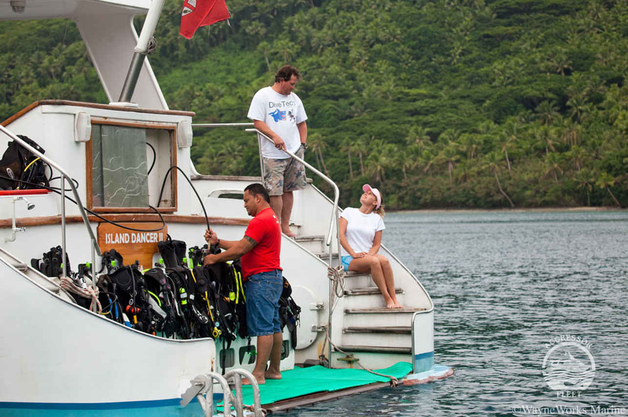 Cubierta de buceo - Fiji Aggressor
