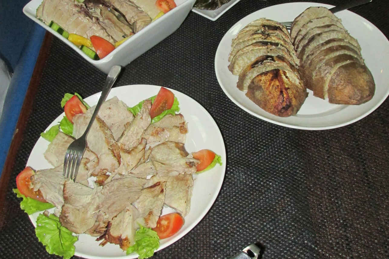 Cocina a bordo - Fiji Aggressor