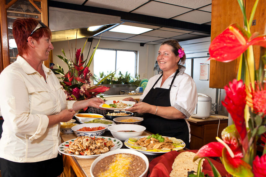 Buffet Area - Kona Aggressor II