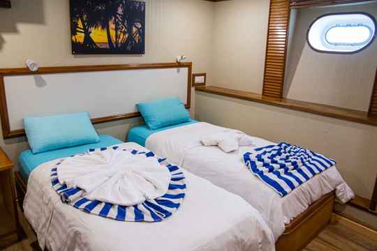 Lower Deck Twin Cabins