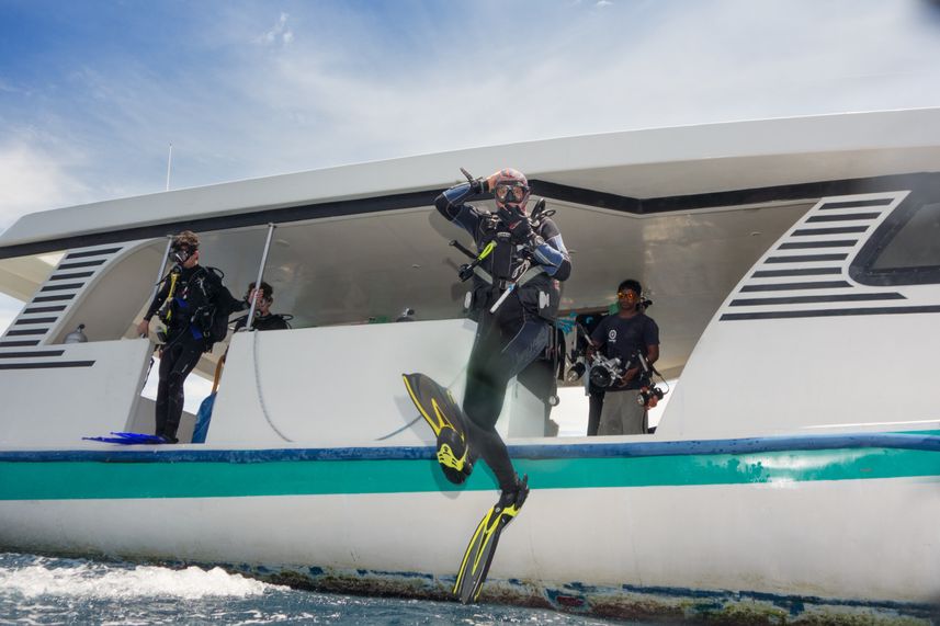 Diving Dhoni - Emperor Leo