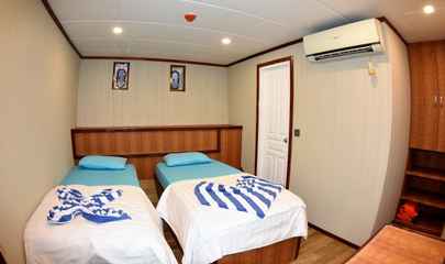 Lower Deck Twin Cabins