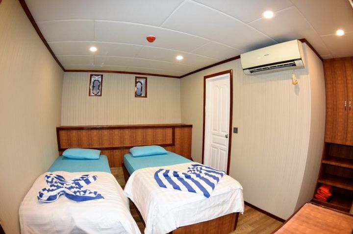 Lower Deck Twin Cabins