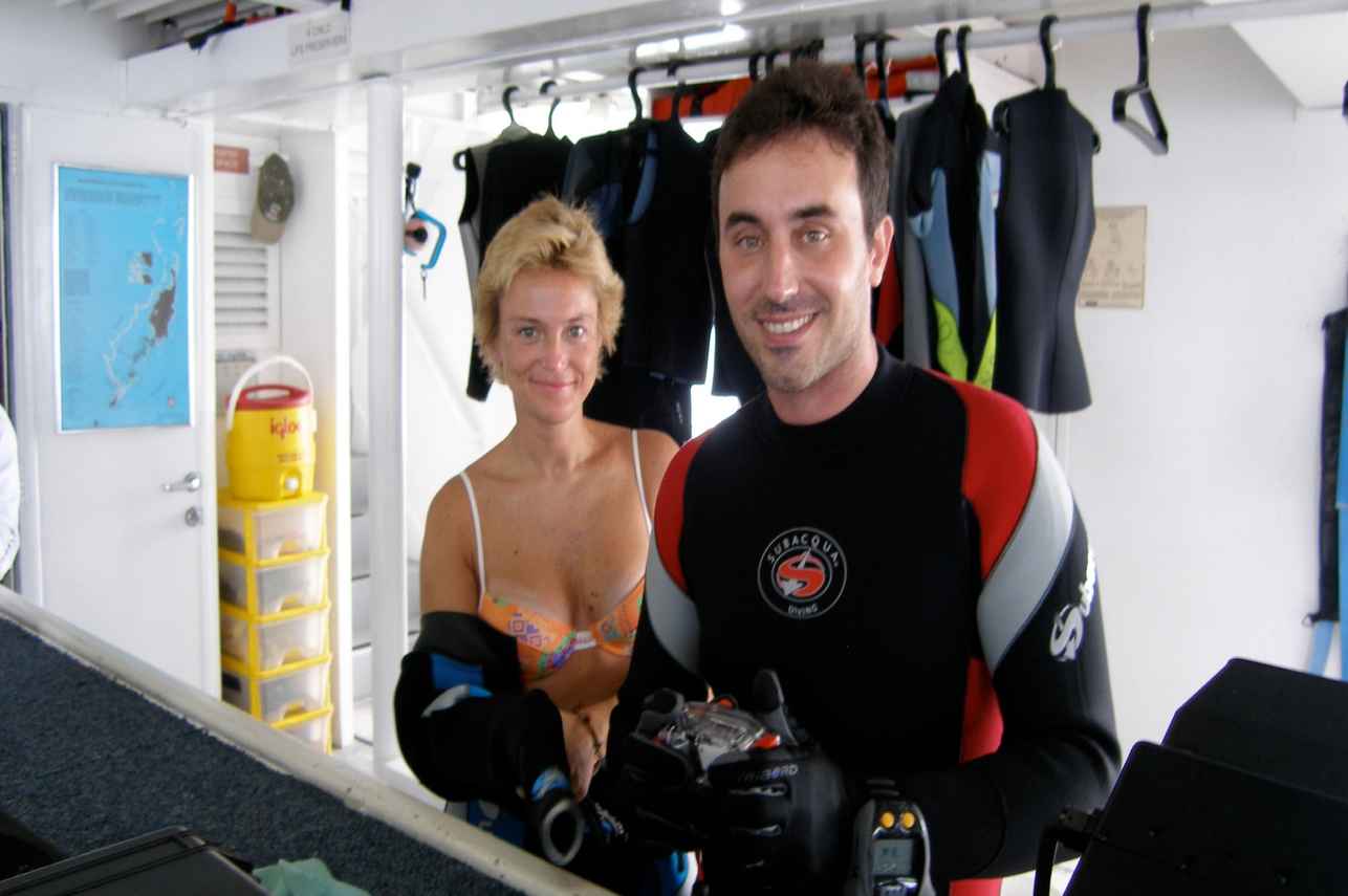 Deque de mergulho - Palau Aggressor II
