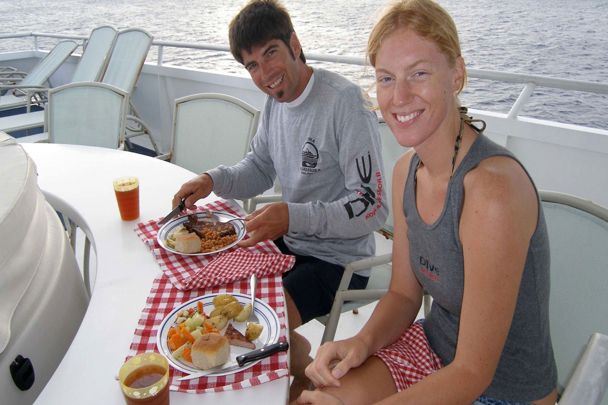 Abendessen im Freien - Turks and Caicos Aggressor II