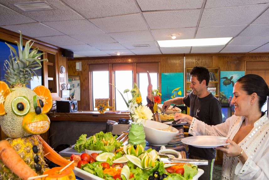 Buffet Area - Okeanos Aggressor II