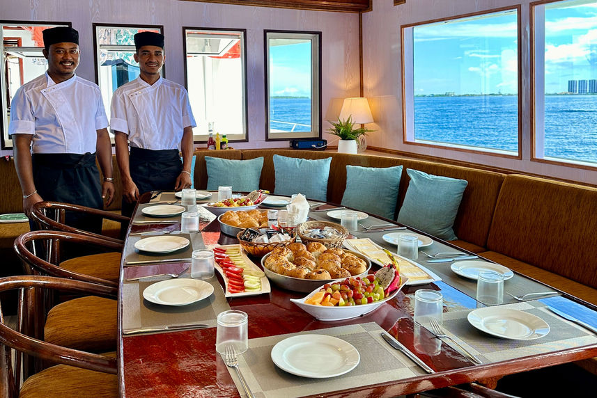 Food on board - Amba Liveaboard