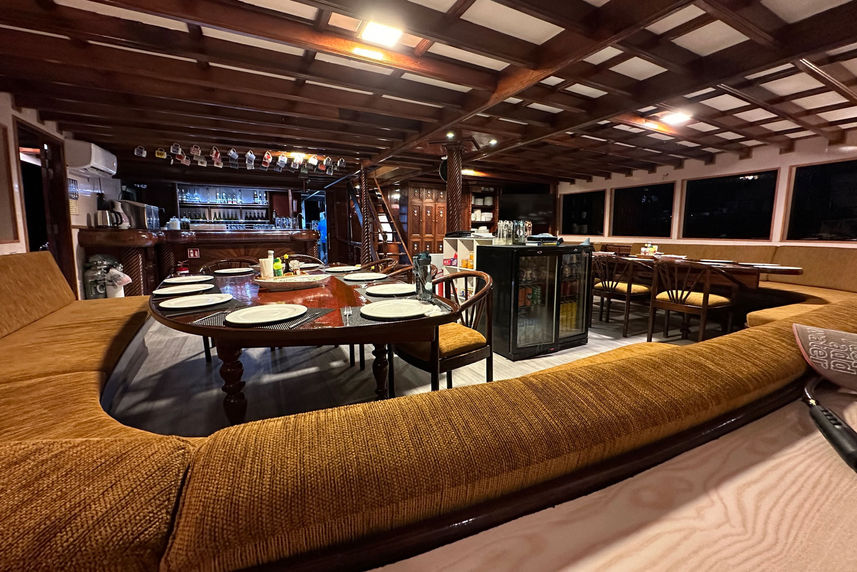 Indoor Saloon - Amba Liveaboard