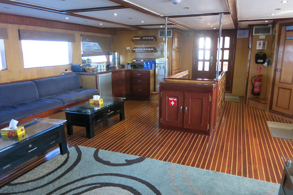 Salon interior - Blue Voyager