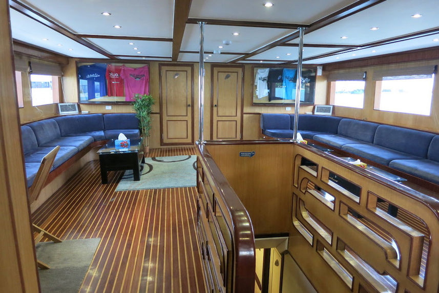 Salon interior - Blue Voyager