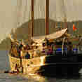 sun setting after a day on Sea Shell Liveaboard