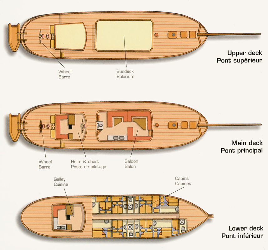 Sea Shell Deck plan floorplan