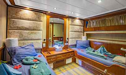 Lower Deck Twin Cabins
