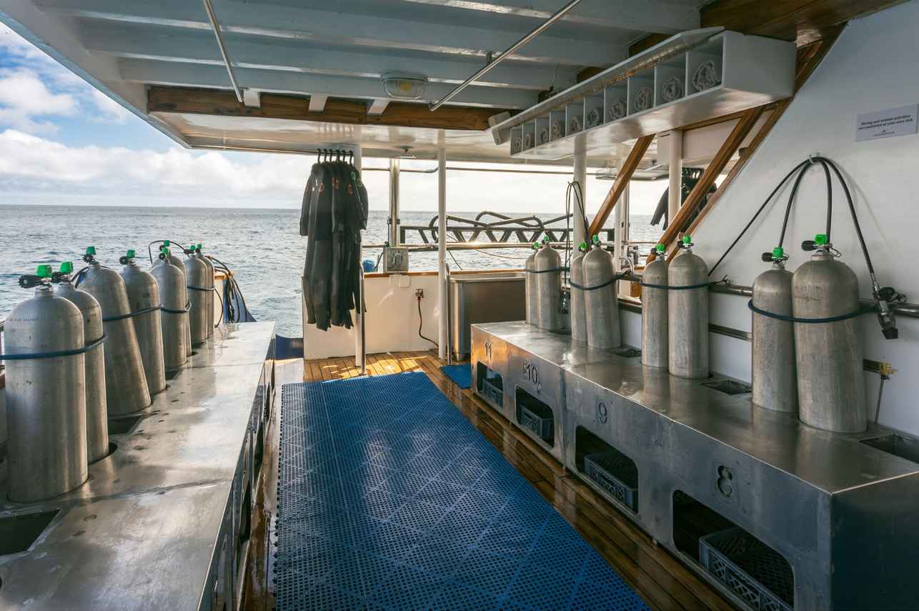 Dive deck - Galapagos Sky