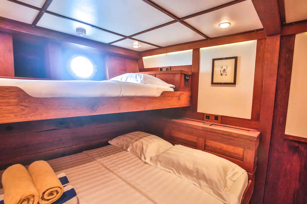 Cabine triple - Ombak Putih
