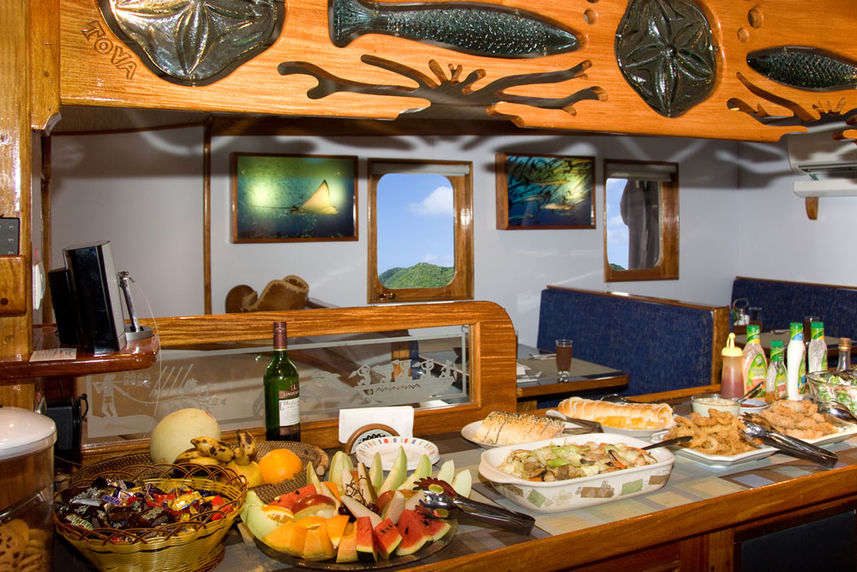 Cuisine à bord - Ocean Hunter 3