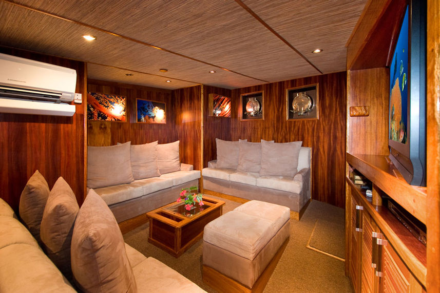 Salon interior - Ocean Hunter 3