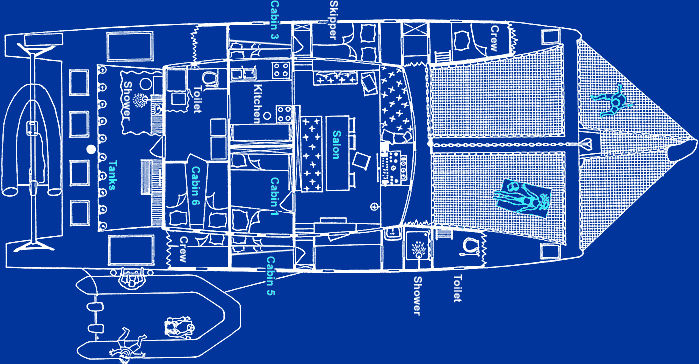 Inula Liveaboard Deck Plan floorplan