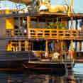 Rear of Euphoria Liveaboard in Indonesia