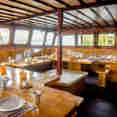 Dining area onboard Euphoria Liveaboard