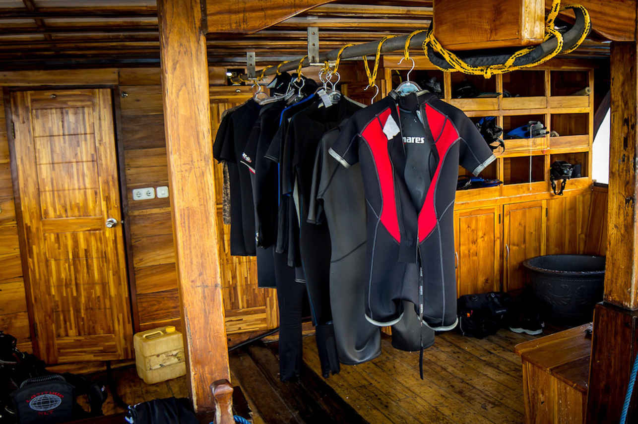 Dive deck area - Euphoria Liveaboard