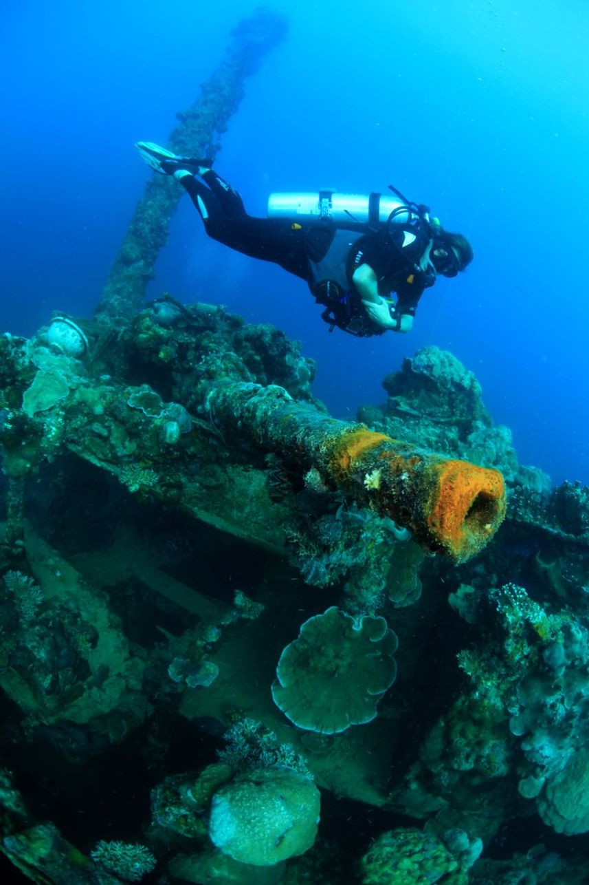 Wreck Diving - Palau Siren