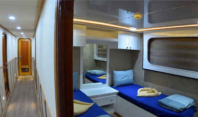 Twin Bed Cabins - Upper Deck