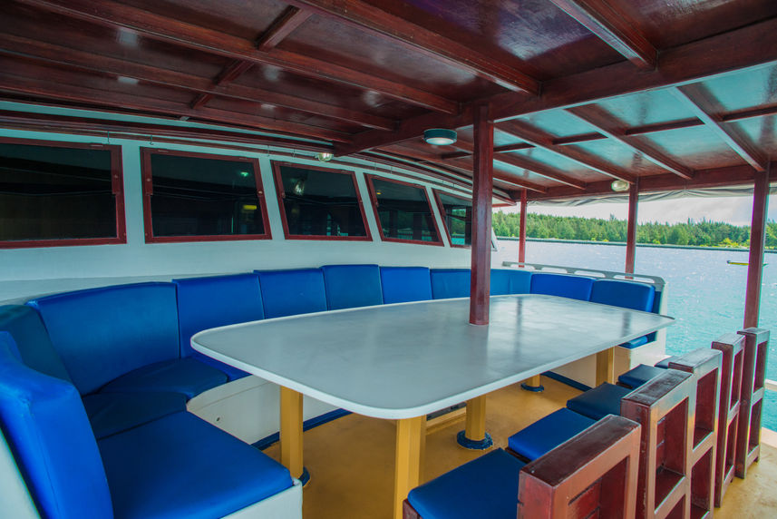 Deck Area - Emperor Atoll Liveaboard Maldives