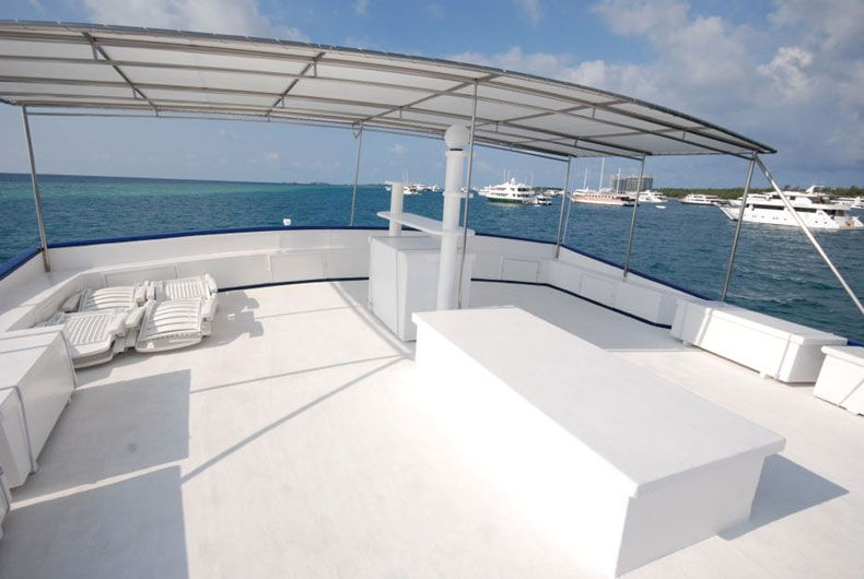 Sun Deck - Emperor Atoll Liveaboard Maldives