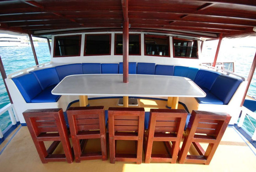 Deck Area - Emperor Atoll Liveaboard Maldives