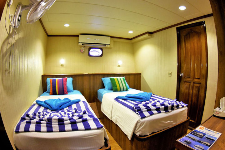 Lower Deck Twin Cabins