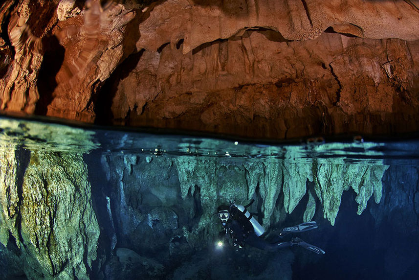 Diving Under Water