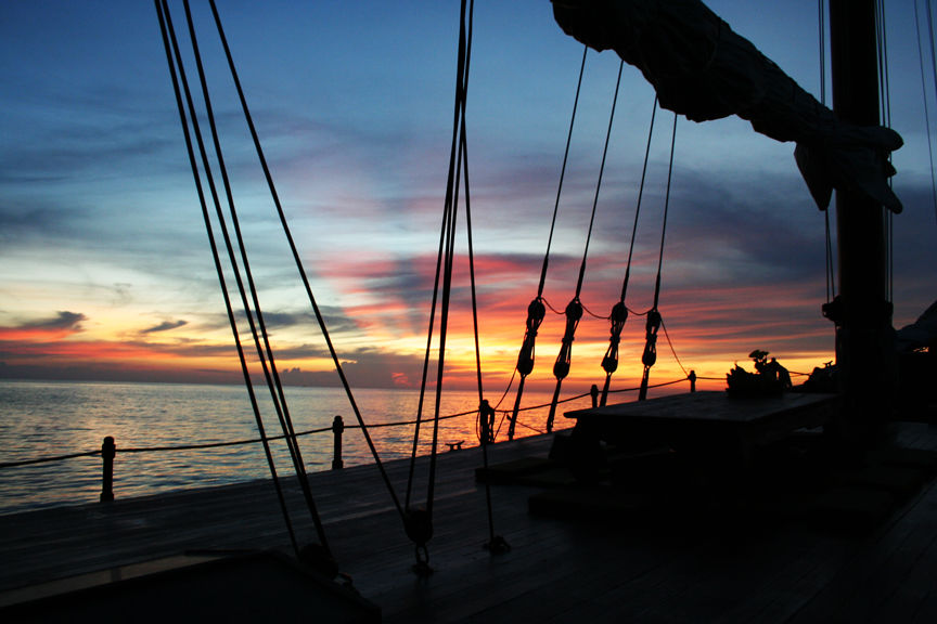 A romantic journey with sailing yacht