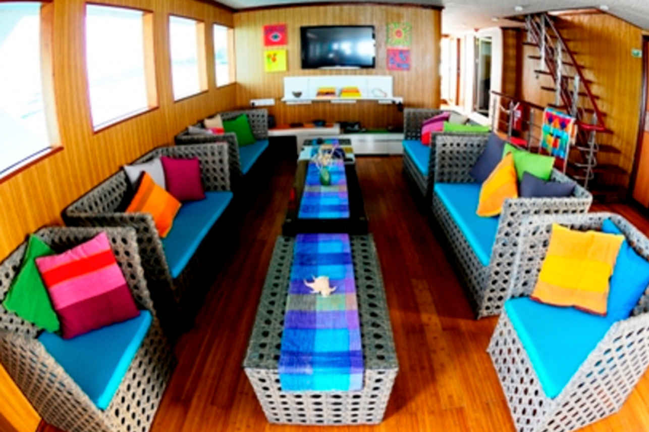 Spacious social areas on Princess Handy