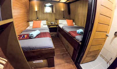 Lower Deck Twin Cabins