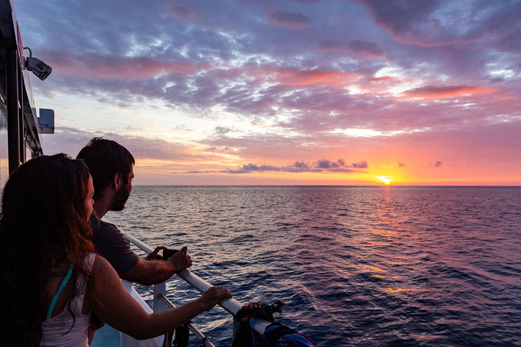 Vista do Pôr do Sol - Pro Dive Cairns