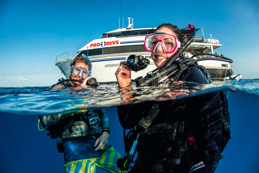 Great diving on the Great Barrier Reef, Australia